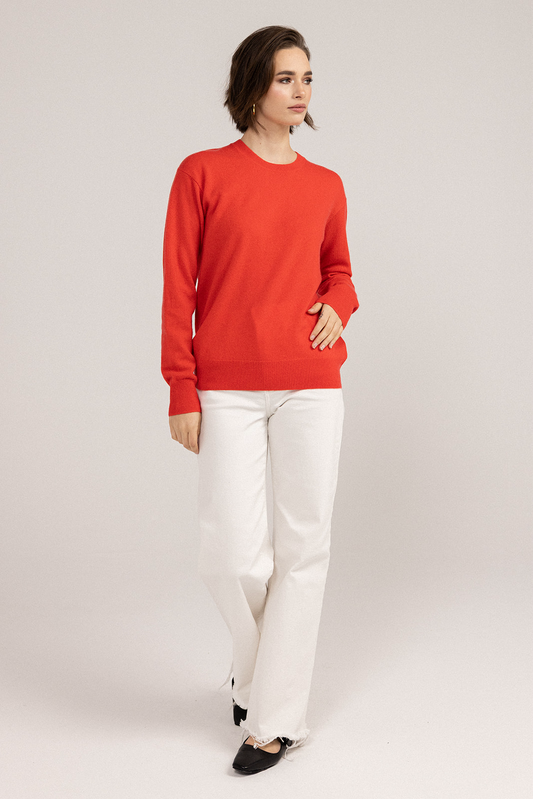 Ever Be Round Neck Sweater Cocktail front view