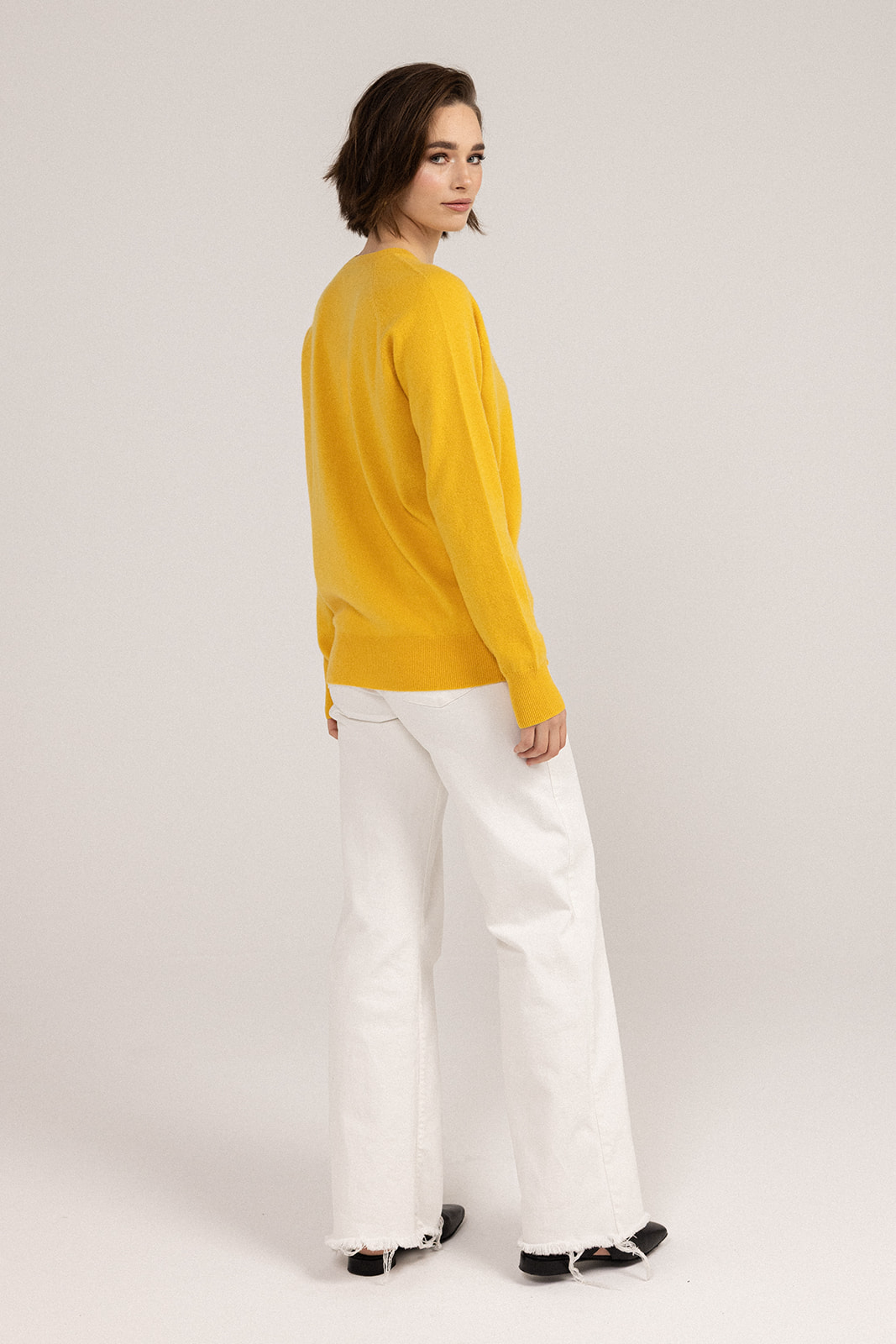 Step Aside Crew Neck Knit Sweater back view