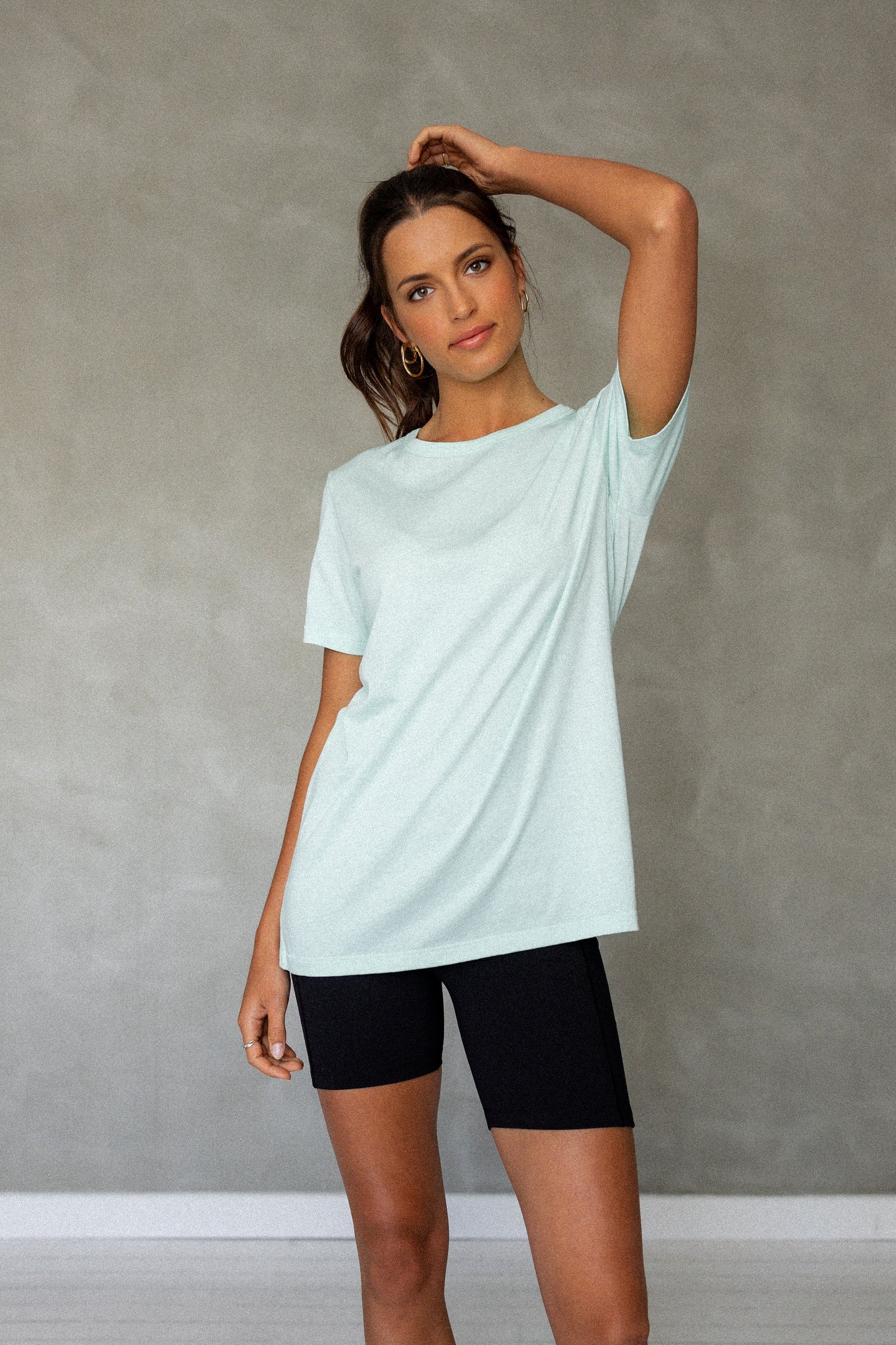 Embrace All Pima Cotton T-Shirt - Beach Glass front view