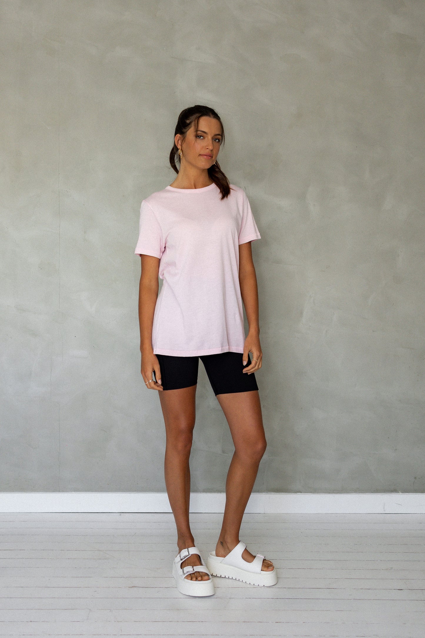 Embrace All Pima Cotton T-Shirt - Roseate Spoonbill front view