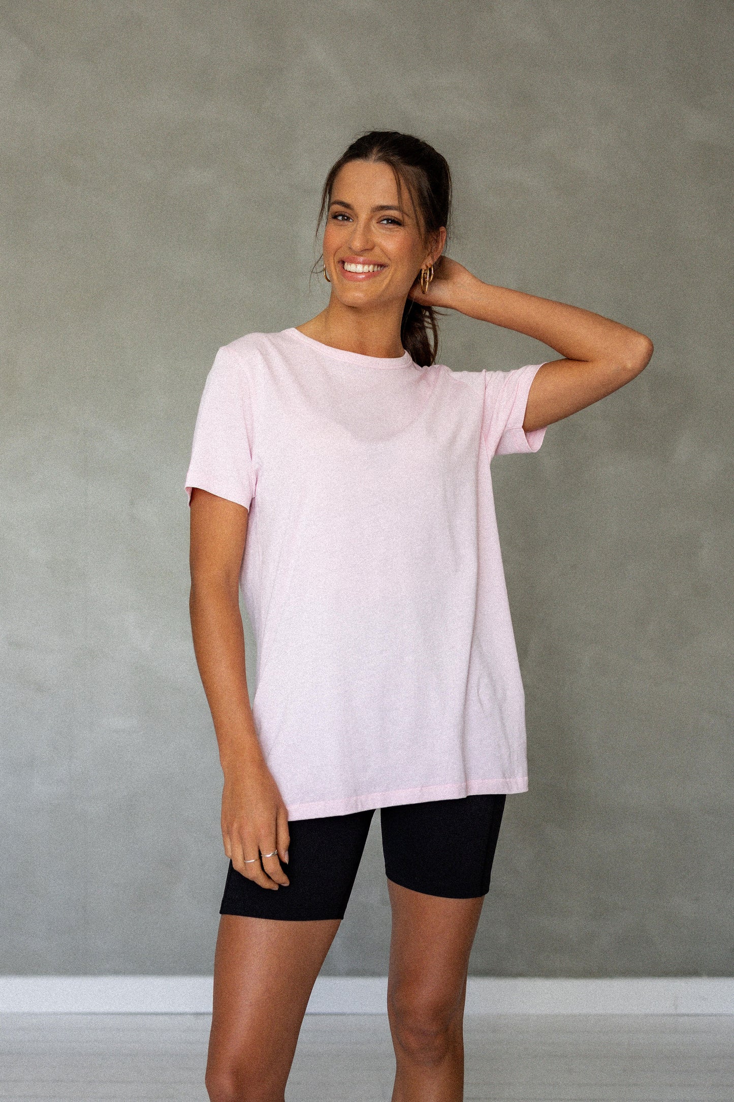 Embrace All Pima Cotton T-Shirt - Roseate Spoonbill front view