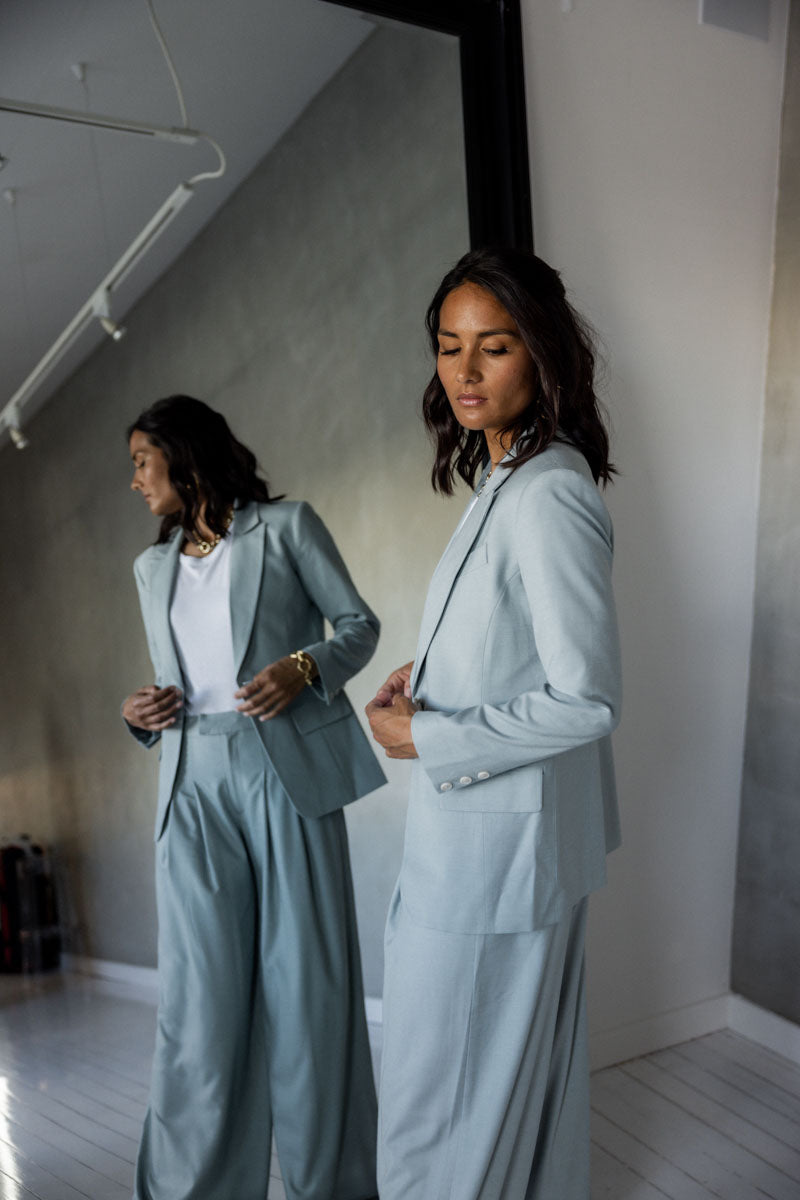 Give Me A Try Blazer - Green side view