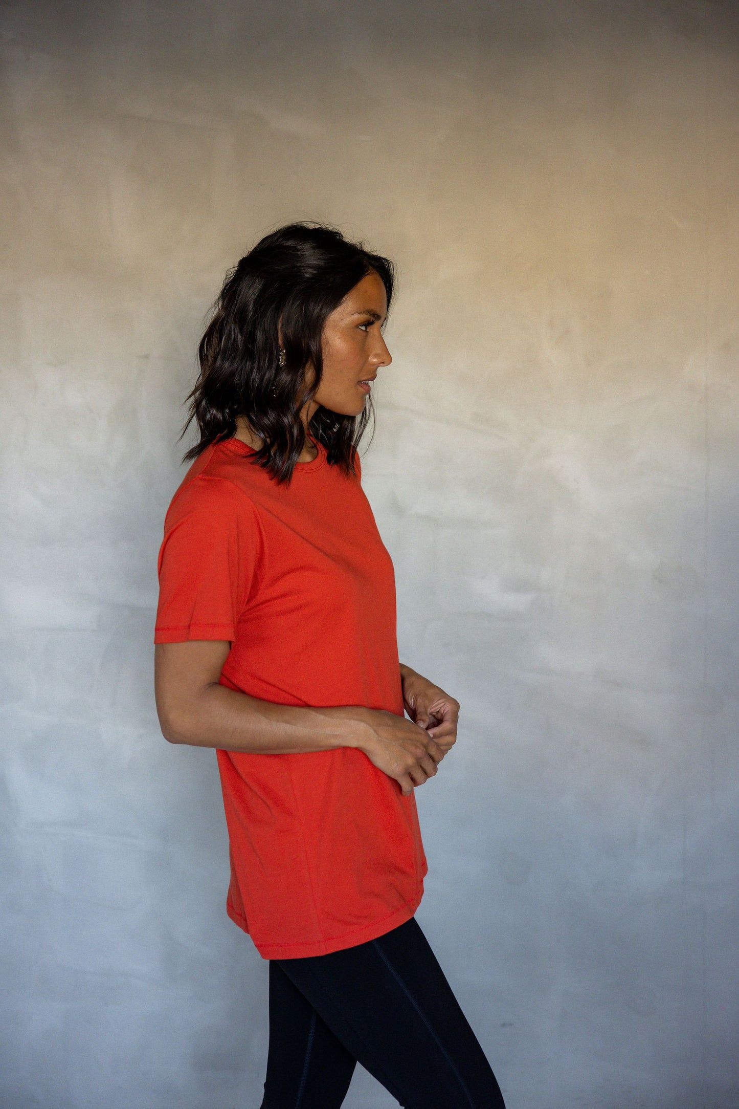 Embrace All Pima Cotton T-Shirt - Fire Whirl side view