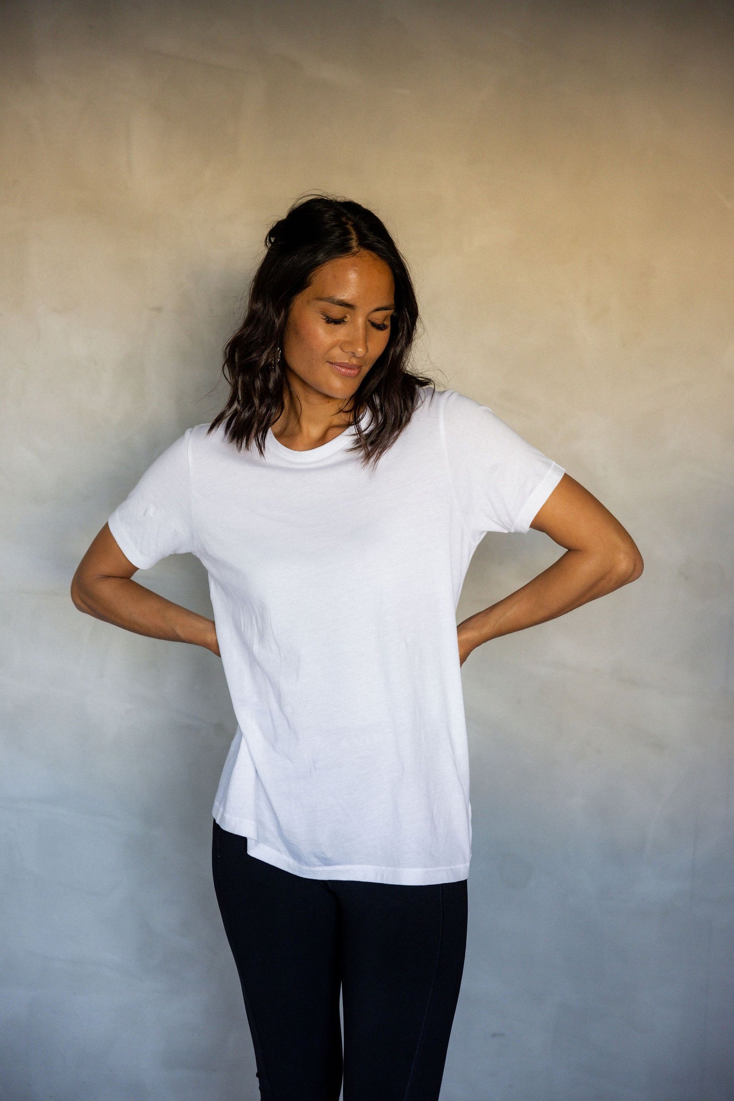 Embrace All Pima Cotton T-Shirt - White front view