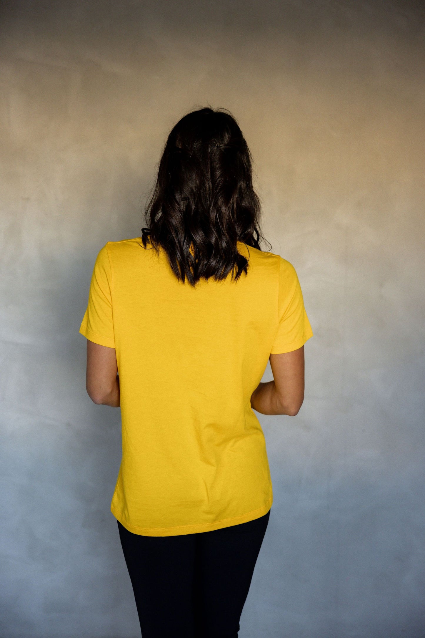 Embrace All Pima Cotton T-Shirt - Day Lily back view