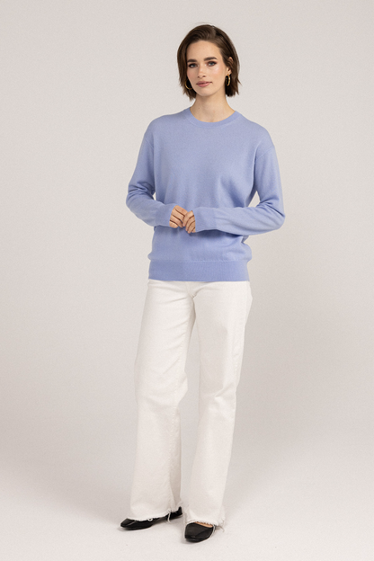 Ever Be Round Neck Sweater Arctic Side view