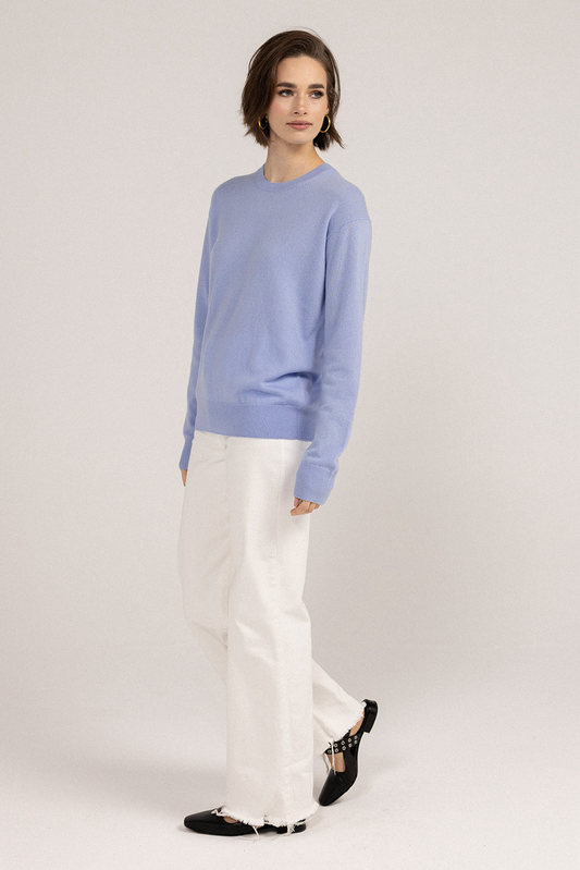 Ever Be Round Neck Sweater Arctic Side view