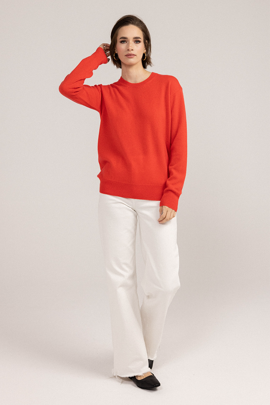 Ever Be Round Neck Sweater Cocktail front view