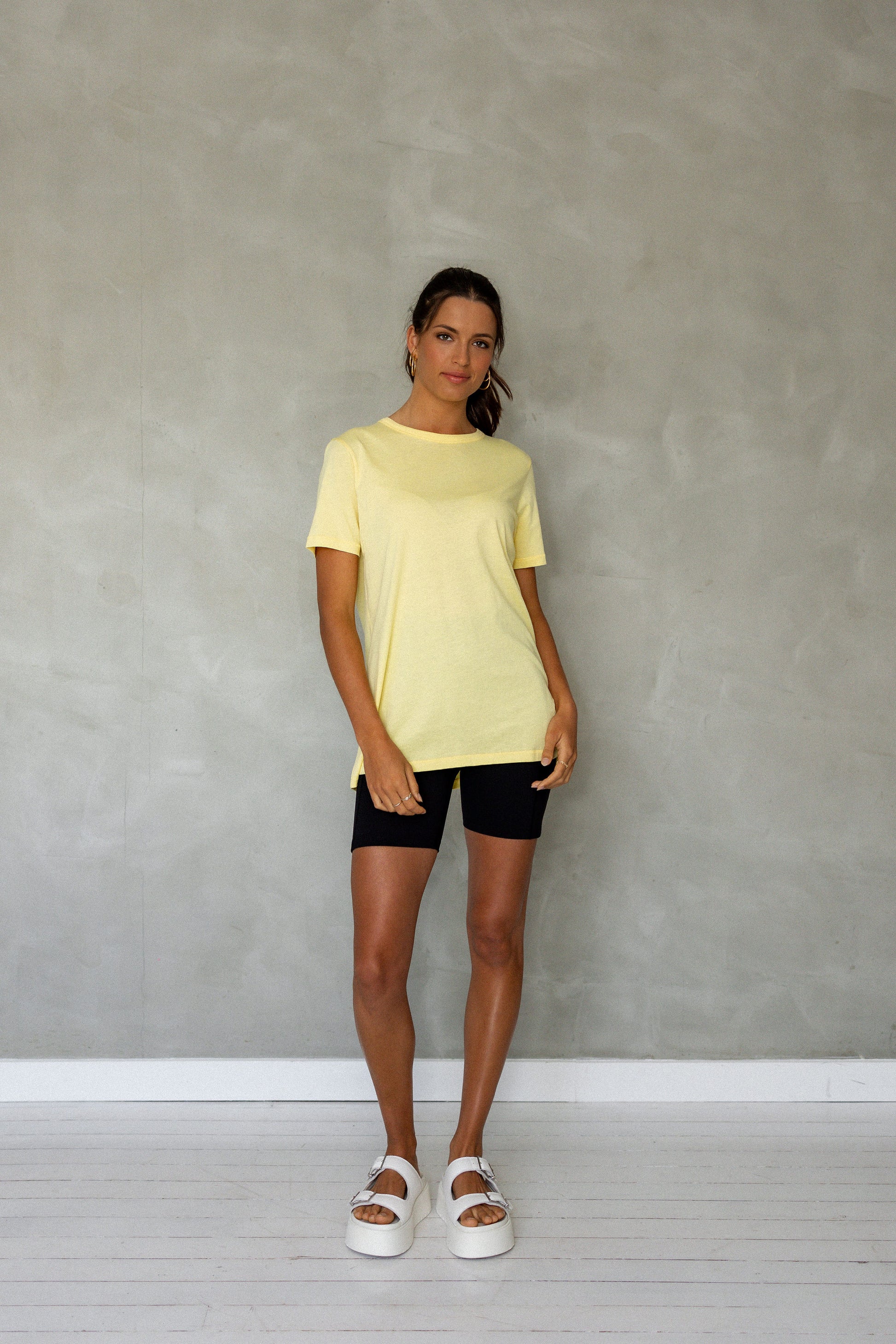 Embrace All Pima Cotton T-Shirt - Sunshine front view