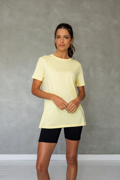 Embrace All Pima Cotton T-Shirt - Sunshine front view