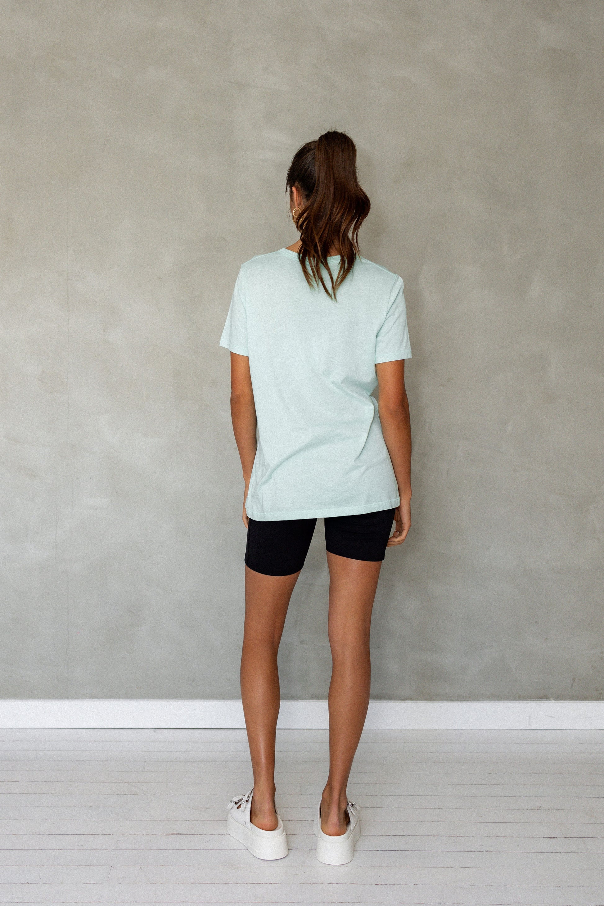 Embrace All Pima Cotton T-Shirt - Beach Glass back view
