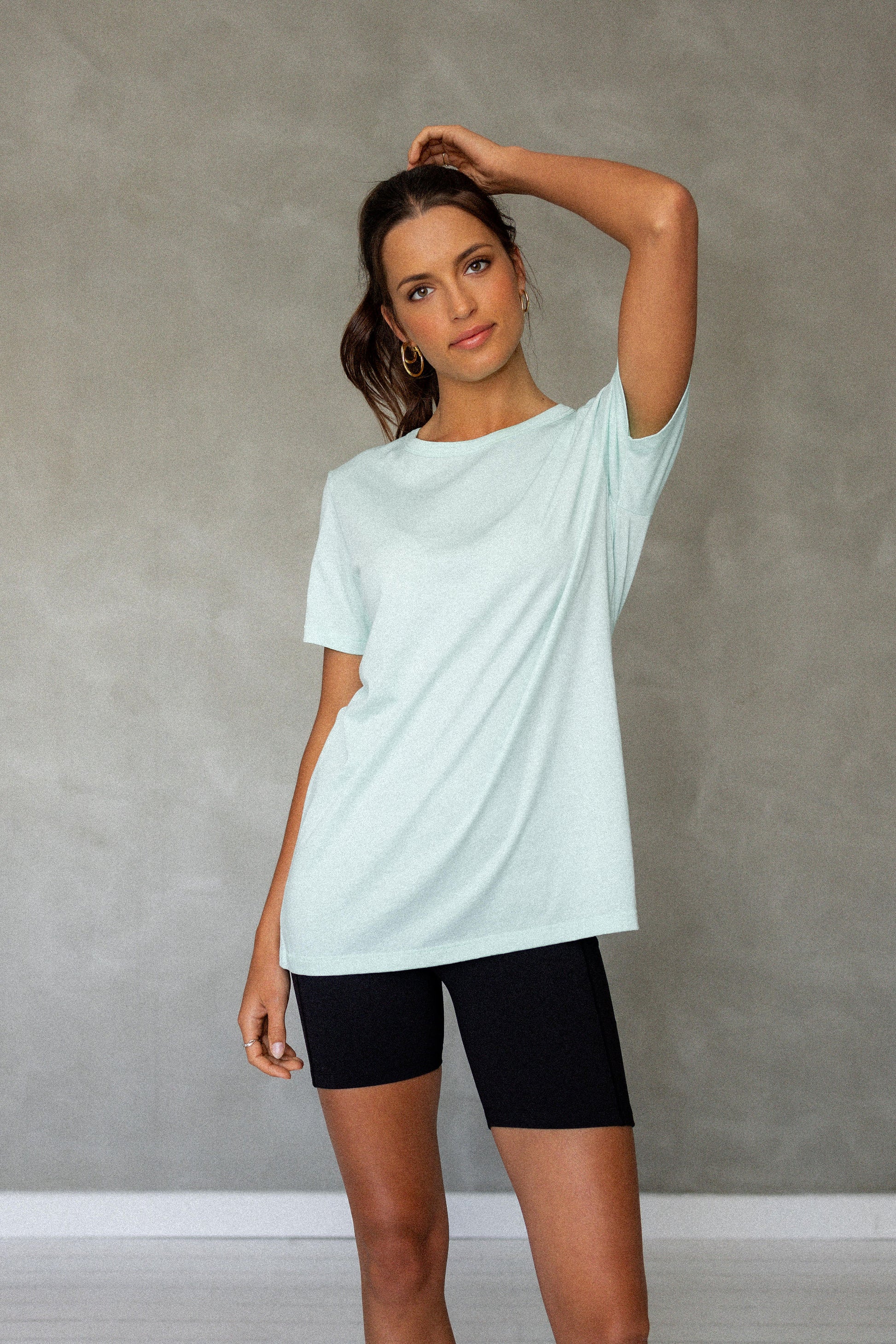 Embrace All Pima Cotton T-Shirt - Beach Glass front view