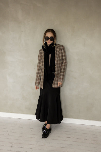 What Will Be Midi Skirt Black Front view