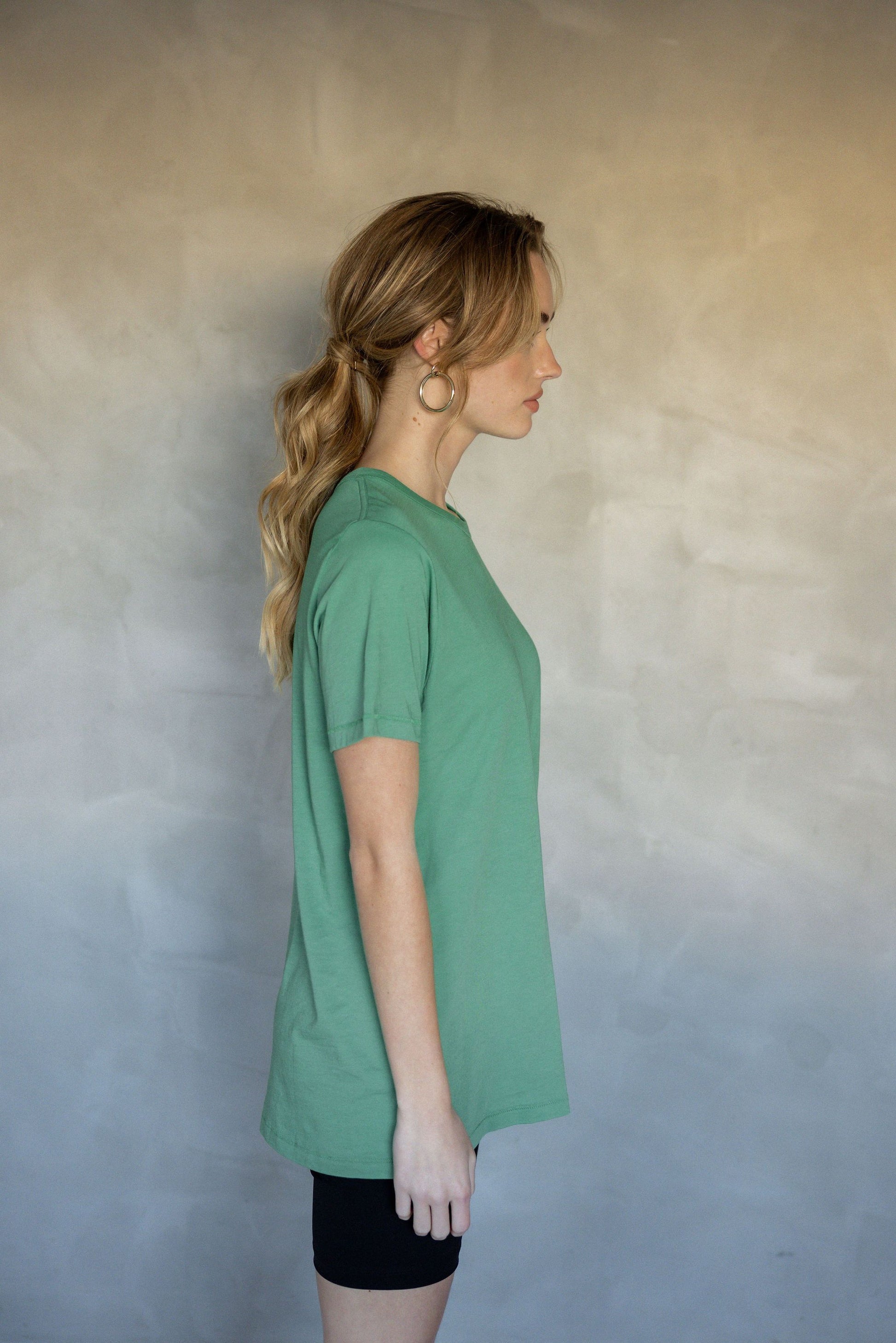Embrace All Pima Cotton T-Shirt - Leprechaun side view